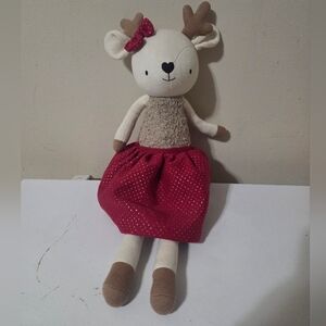 Spark Create My First Christmas Reindeer Girl Plush Toy